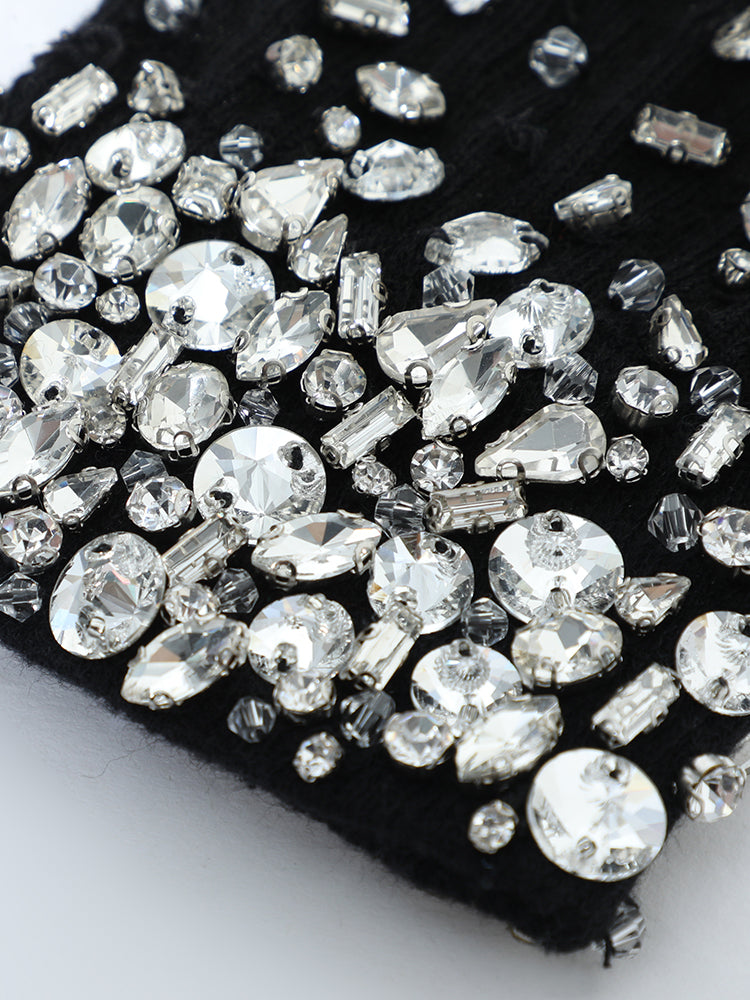 TCH Sparkle Rhinestone Calf Socks