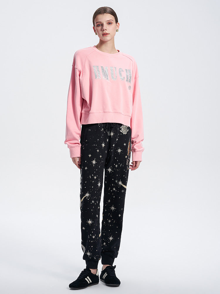 TCH All Over Star Rhinestone Graphic Jogger