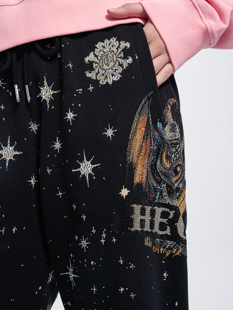 TCH All Over Star Rhinestone Graphic Jogger