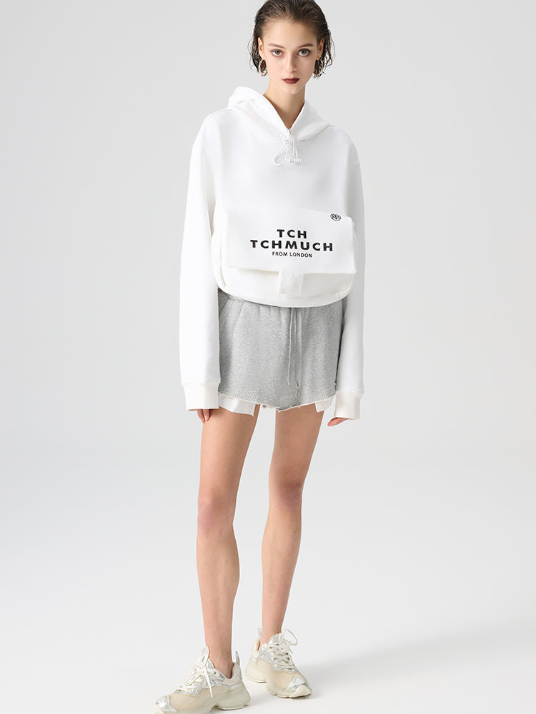 TCH White Staff Uniform Hoodie