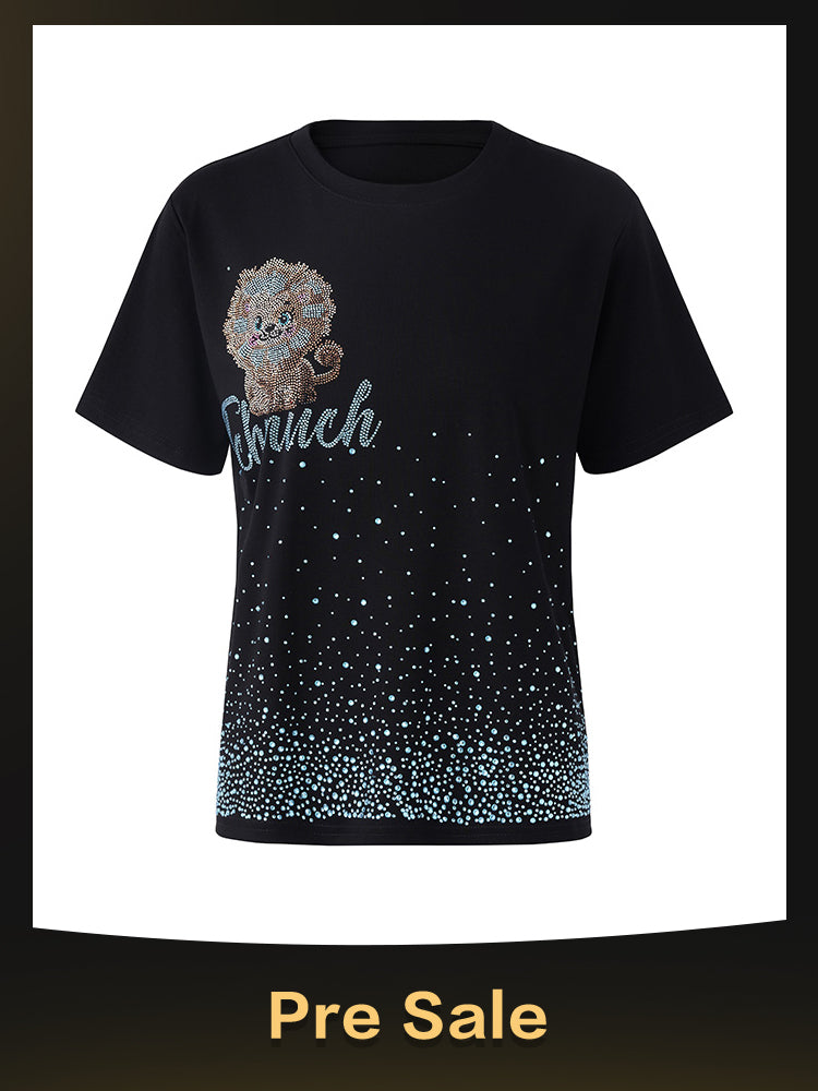 TCH Presale Graphic Rhinestone-Embellished T-Shirt