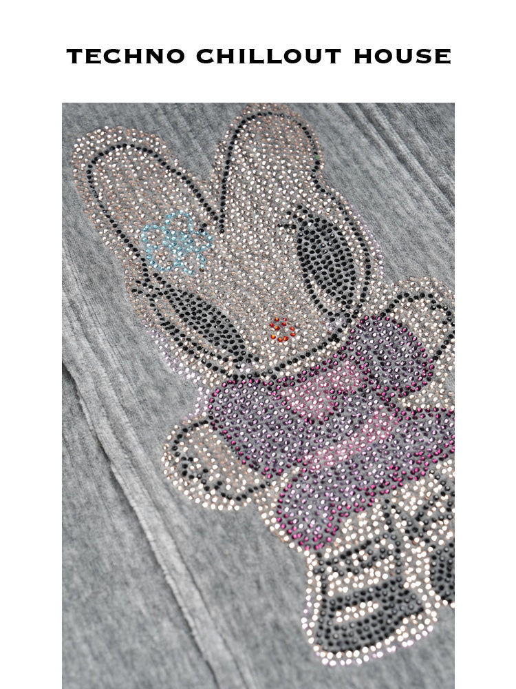 TCH Graphic Rhinestone Velvet 2 Piece Outfits