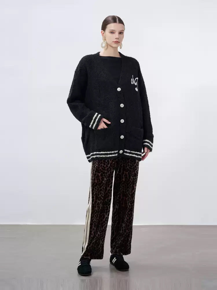 TCH Women's Rhinestone Wings Knit Cardigan