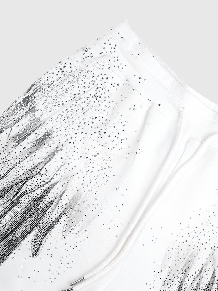 TCH Loose fit mid-rise elasticated casual pants