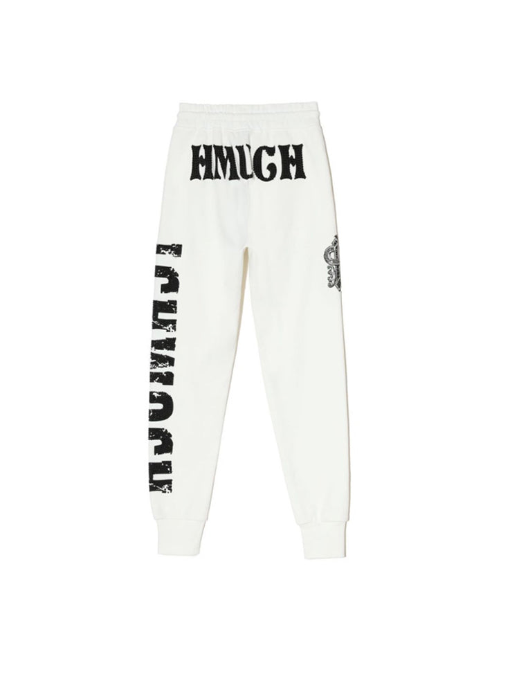TCH Graphics Rhinestone Letter Pants with Pockets