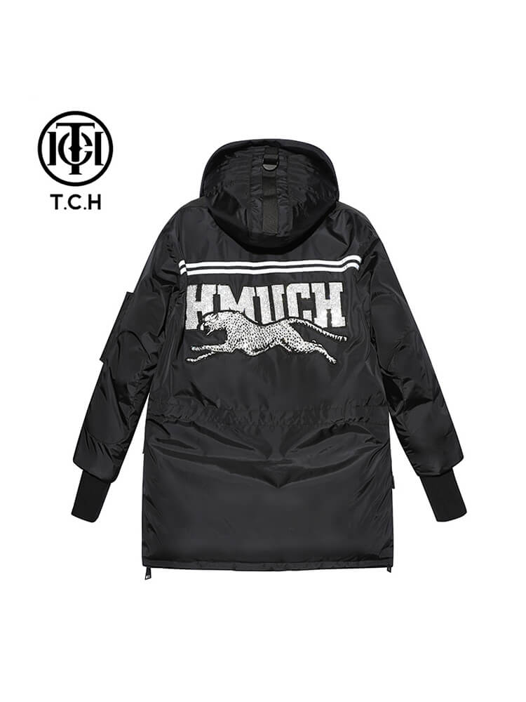 TCH Unisex Rhinestone Thickened Down Jacket