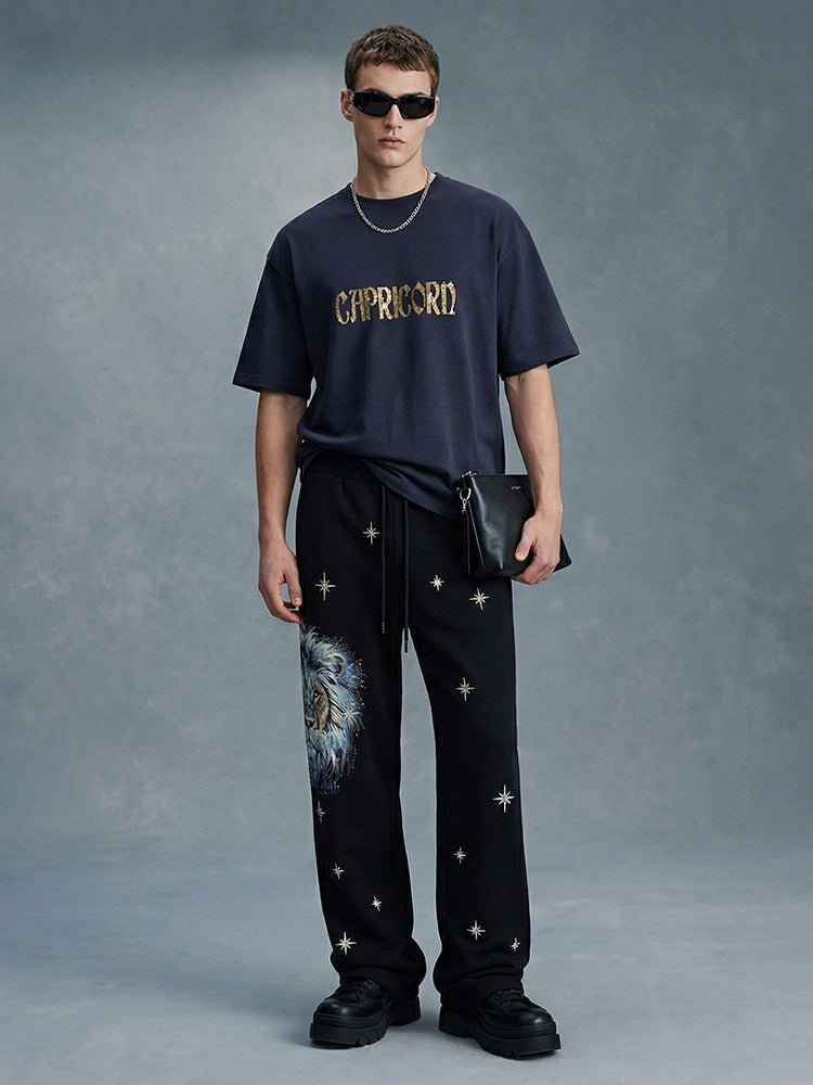 tch rhinestone unisex graphic t shirt navy HighEnd Luxury Streetwear Brand Official Showcase