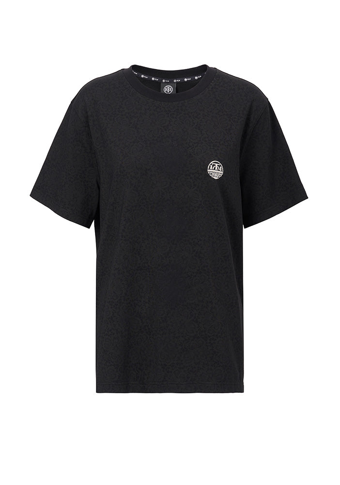 TCH Pre-Sale Rhinestone Jacquard Logo Print T-Shirt