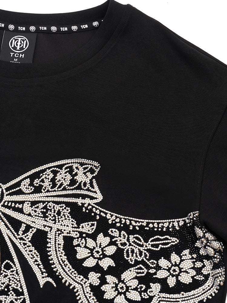 TCH Pre-Sale Rhinestone Bows Butterfly Mini Dress