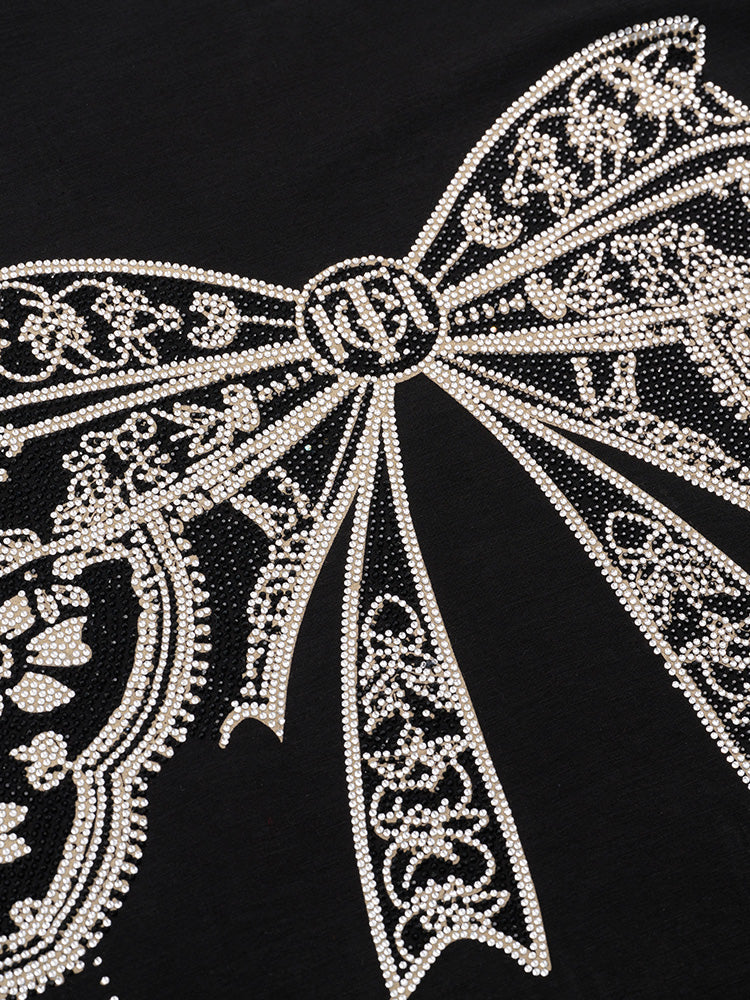 TCH Pre-Sale Rhinestone Bows Butterfly Mini Dress