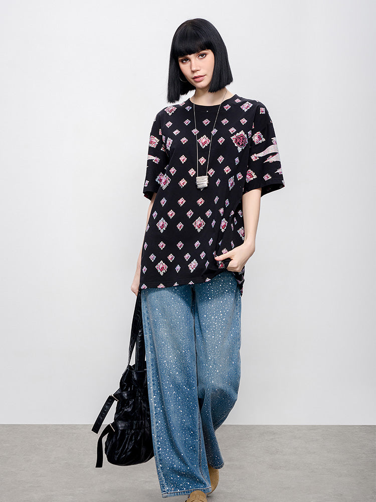 TCH Pre-Sale Wings Sparkle Crystal Graphic T-Shirt