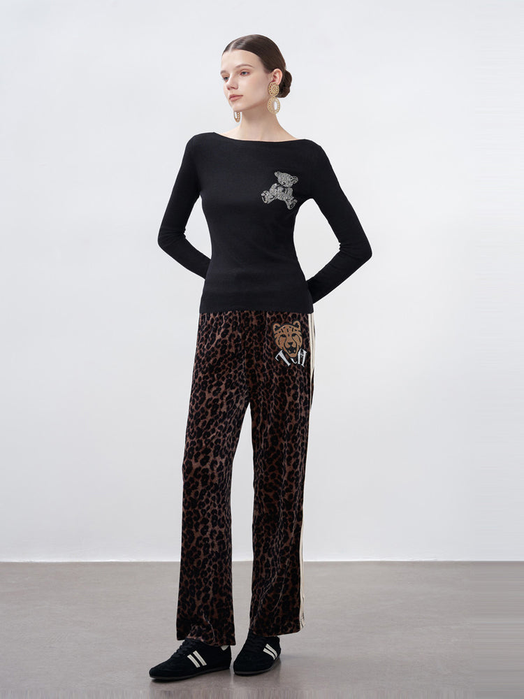 TCH Rhinestone Angle Wing Slim Fit Top