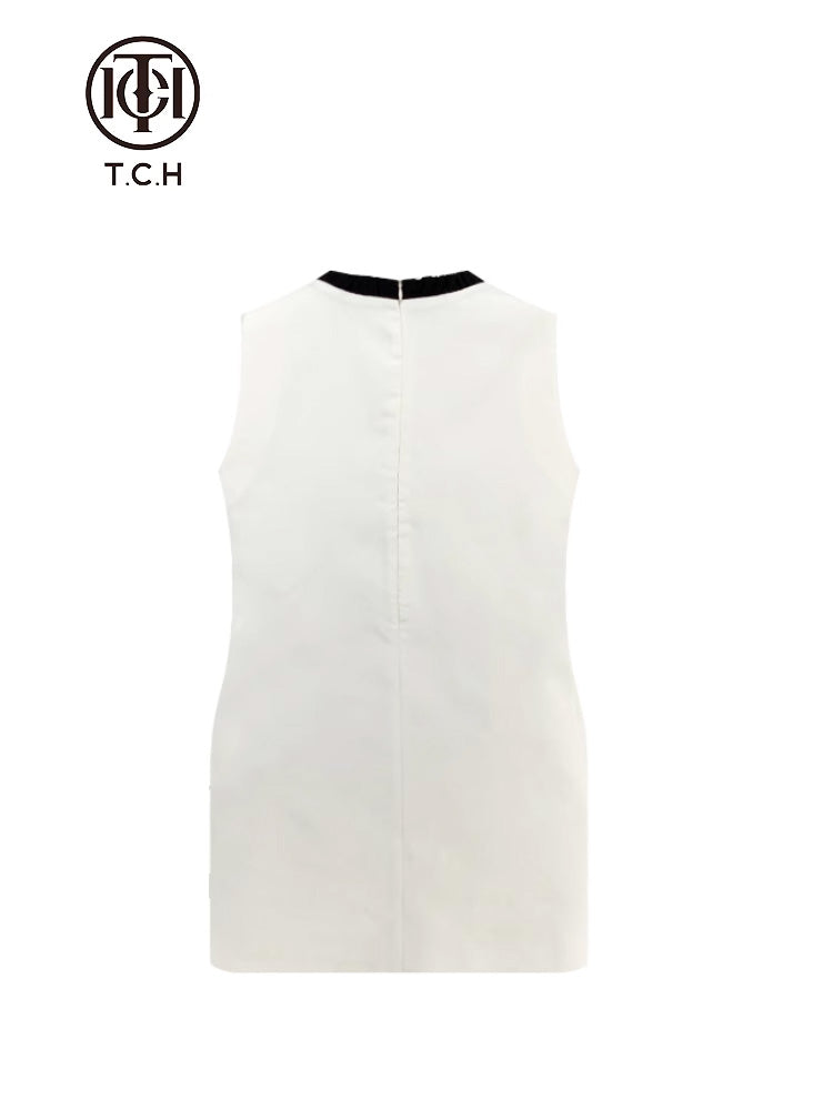 TCH Elegant Dragon Rhinestone Embellished Mini Dress