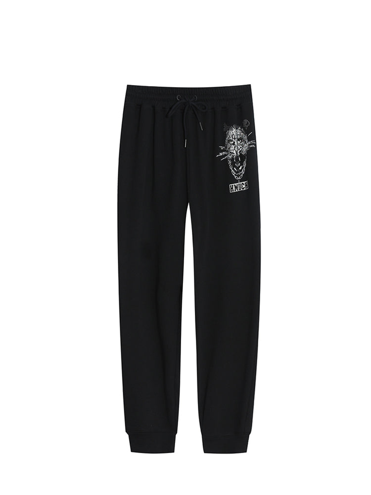 TCH Graphics Leopard Rhinestone Long Pants