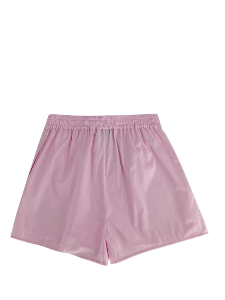 TCH Butterfly Flower Rhinestone Pink Shorts