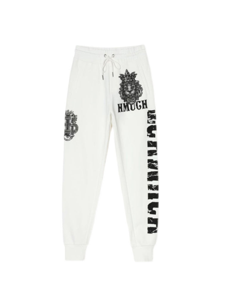 TCH Graphics Rhinestone Letter Pants with Pockets