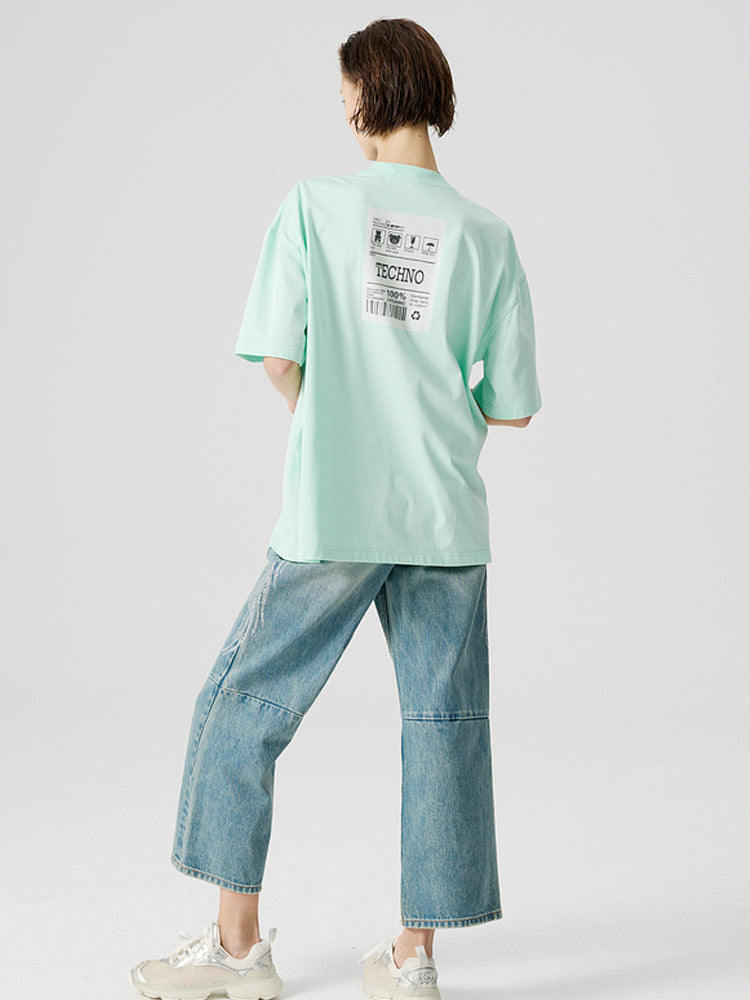 TCH Sparkle Graphic Rhinestone Oversized Short Sleeve T-shirt / Sweatshirt