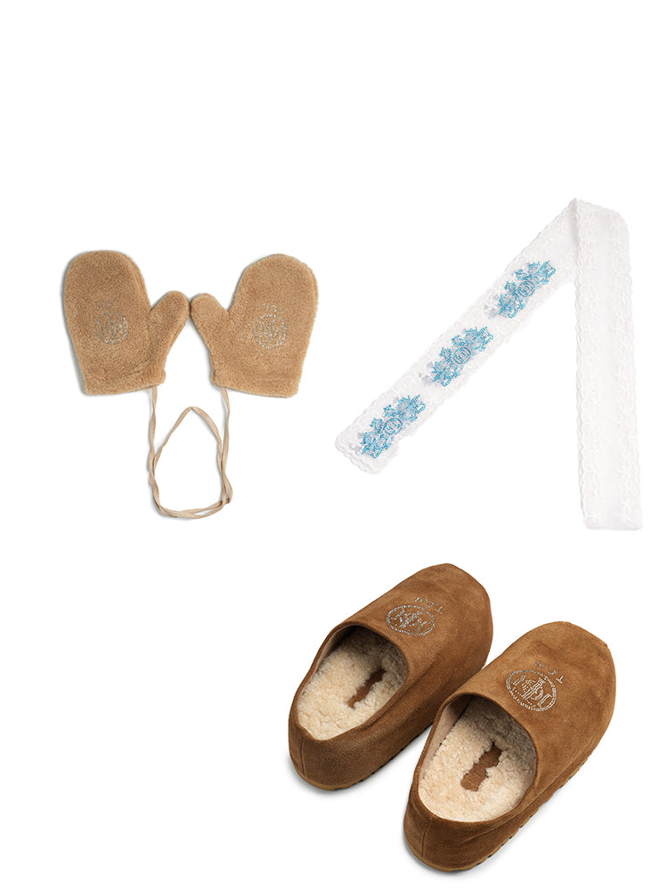 TCH Logo Print Rhinestone 3 Sets with Winter-1