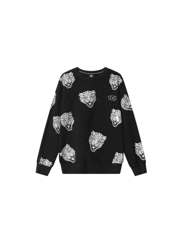 TCH Men's Graphic Rhinestone Sweatshirt Top