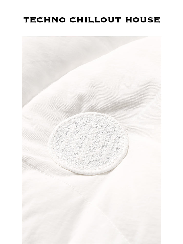 TCH Hoodie Zip Cropped Puffer Jacket Coat