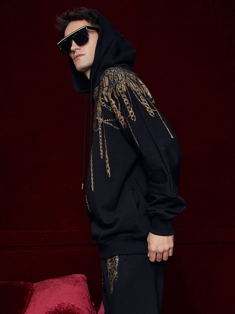 TCH Men's Diamond Wing Oversized Hooded