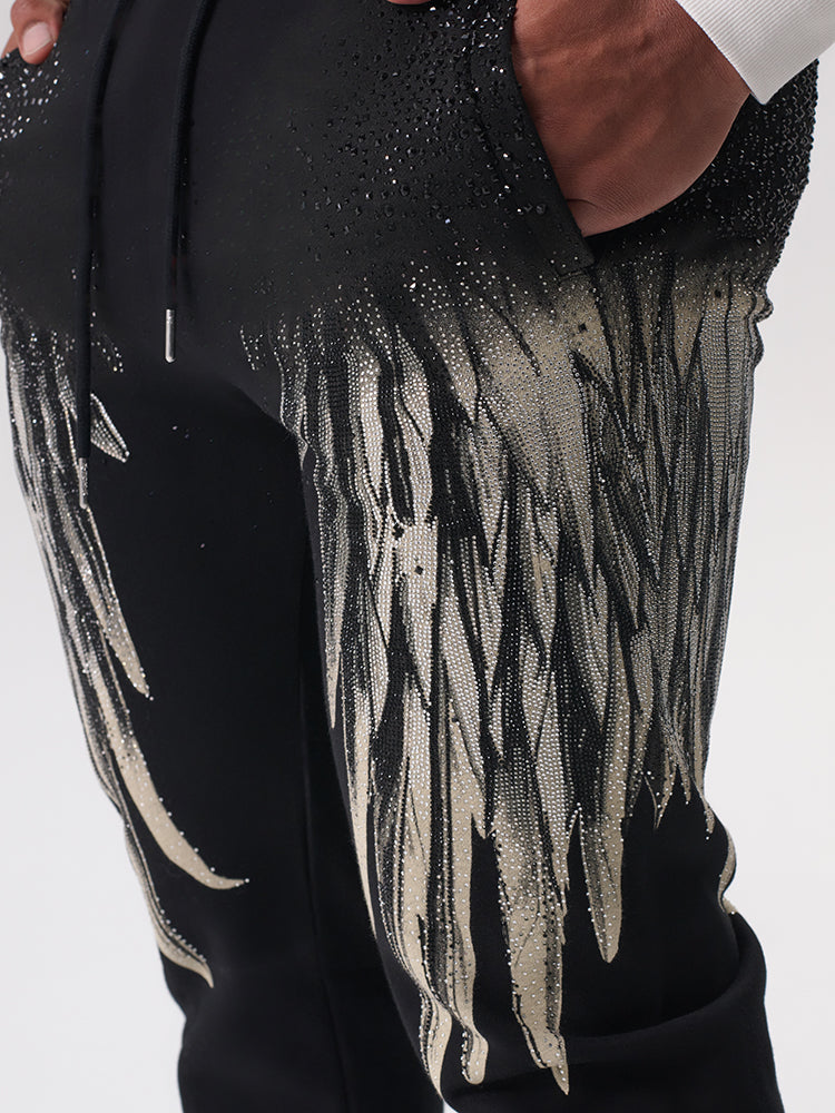 TCH Loose fit mid-rise elasticated casual pants