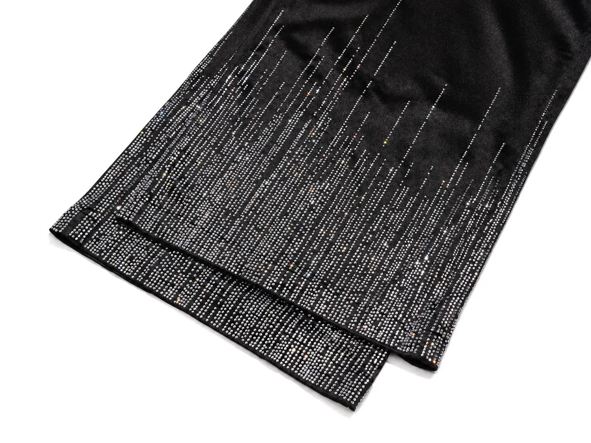 TCH Rhinestone Wing Graphic Wide-Leg Sweatpants