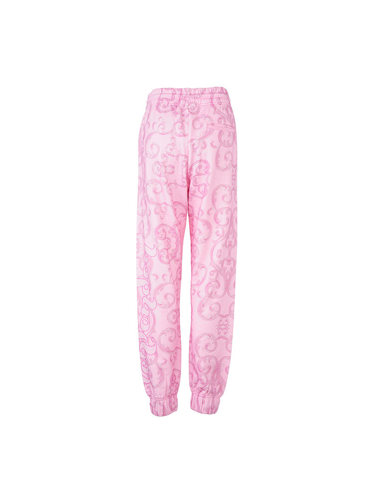 TCH Pink Logo Baroque Tracksuit Pants