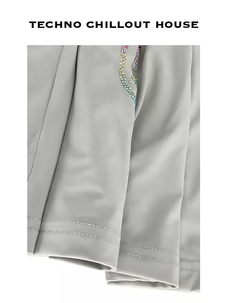 TCH Luxury Rhinestone Lightweight Sun Shirt Full Zip