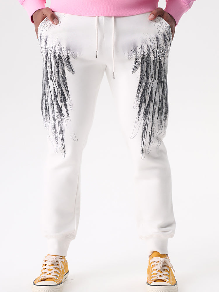 TCH Loose fit mid-rise elasticated casual pants