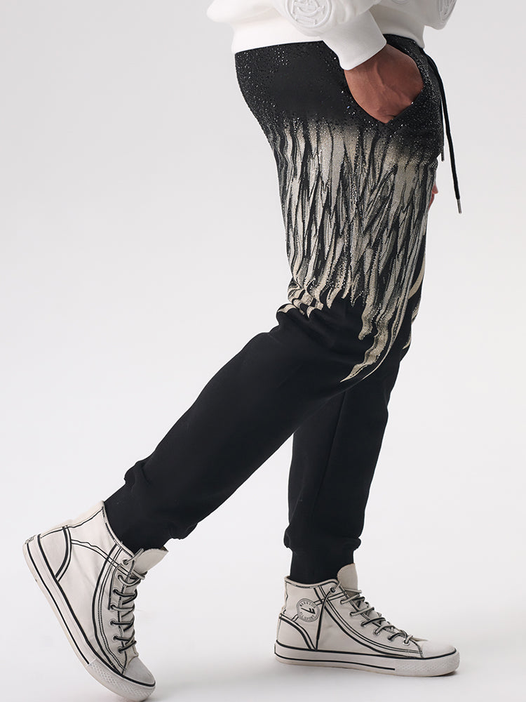 TCH Loose fit mid-rise elasticated casual pants