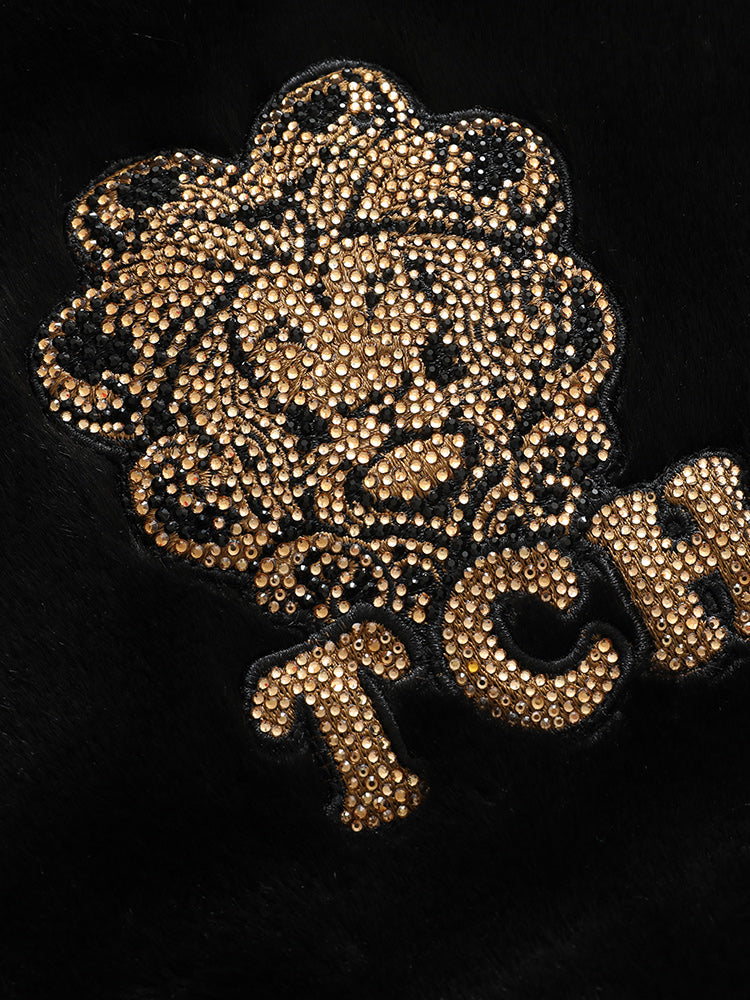 TCH Stylish Rhinestone-Embellished Jacket