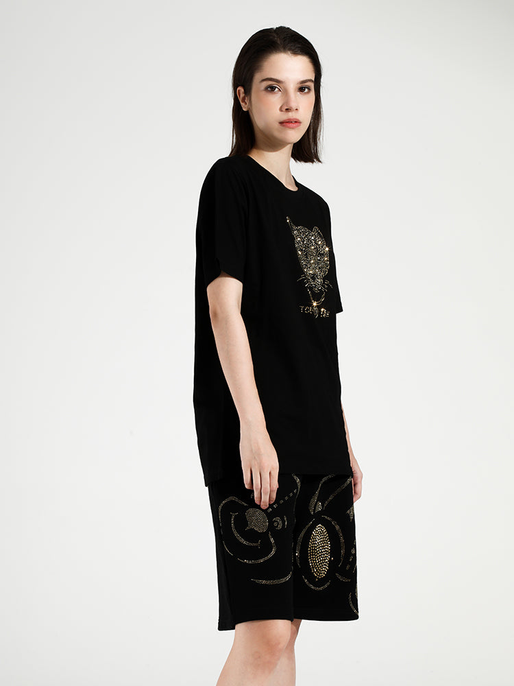 TCH Graphic Rhinestone Sparkle T-Shirt