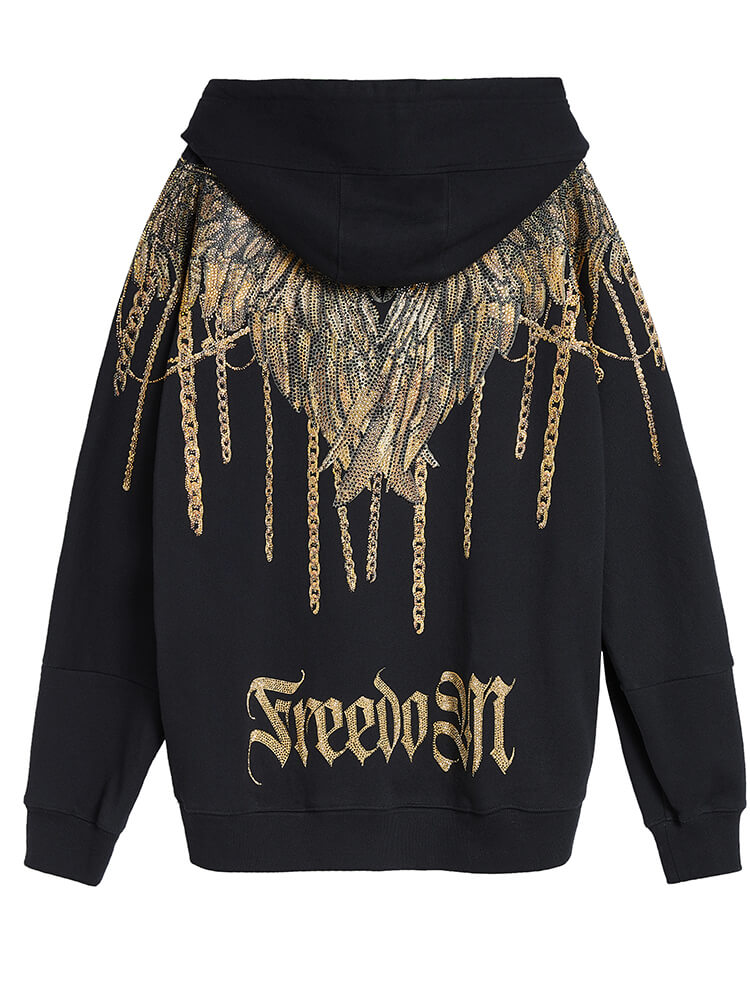 TCH Men's Diamond Wing Oversized Hooded