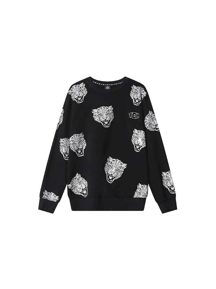 TCH Men's Graphic Rhinestone Sweatshirt Top