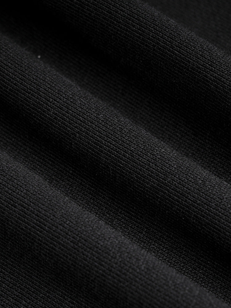 TCH Wings Print Black Track Shorts