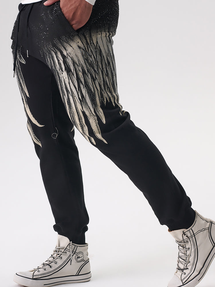 TCH Loose fit mid-rise elasticated casual pants
