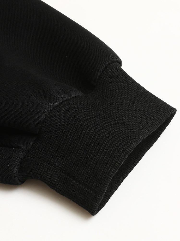 TCH Rhinestone Letter Print High Waist Joggers