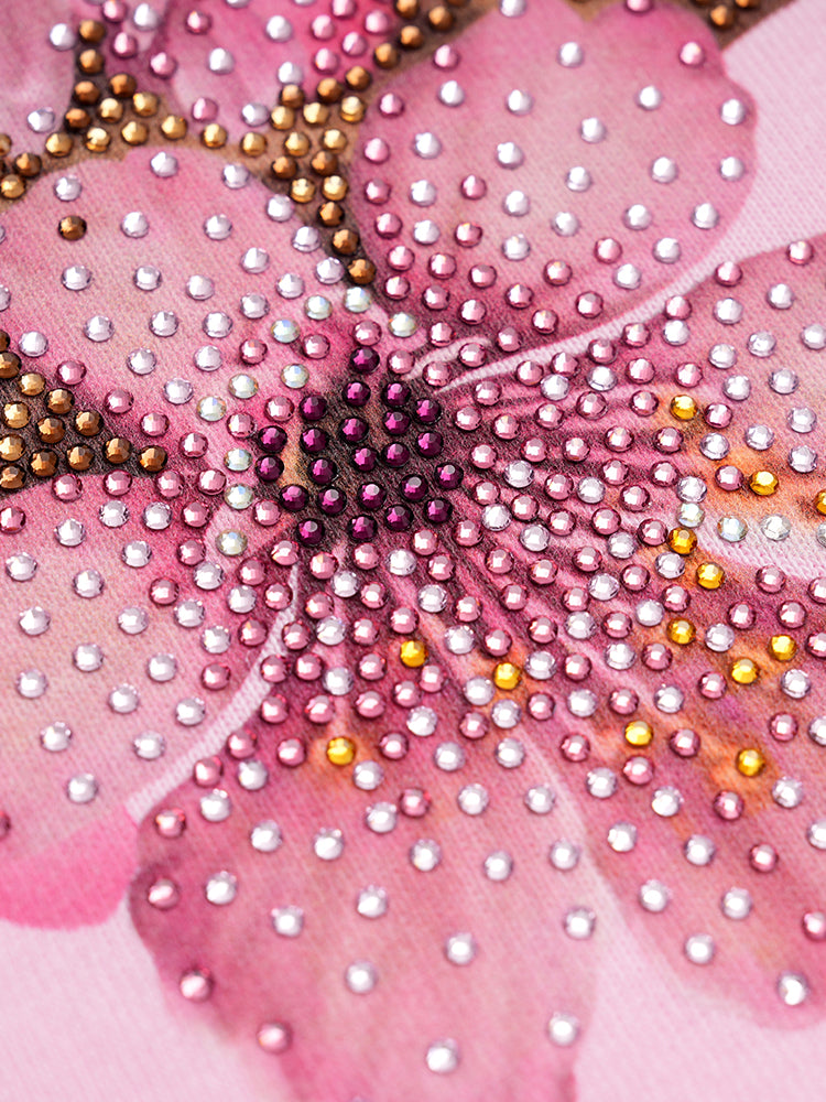 TCH Luxury Rhinestone Leopard Sparkle Flower Short Sleeve Top / Hoodie