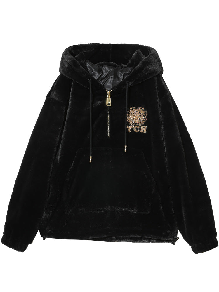 TCH Stylish Rhinestone-Embellished Jacket