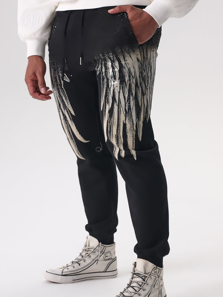 TCH Loose fit mid-rise elasticated casual pants