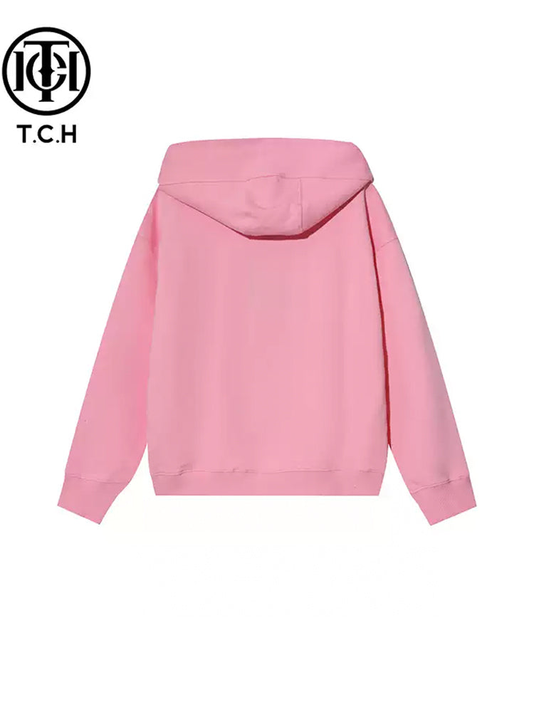 TCH Unisex's Oversized Tiger Hot Diamond Colorful Hoodie