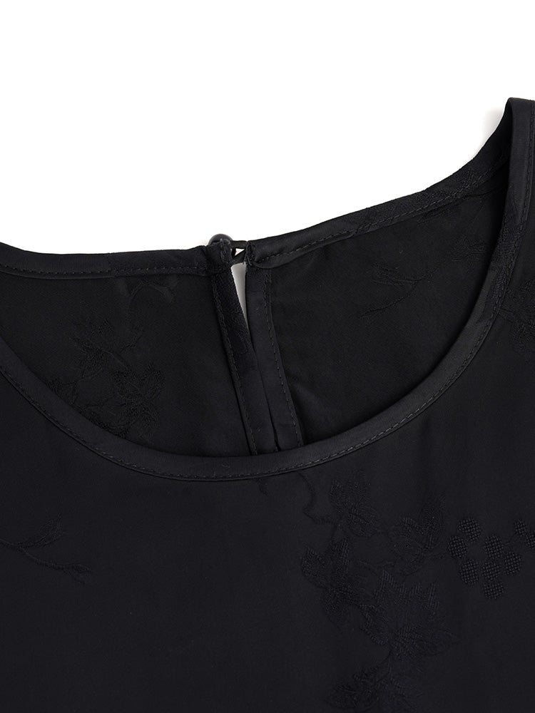 TCH Graphic Rhinestone Jacquard Cotton T-Shirt