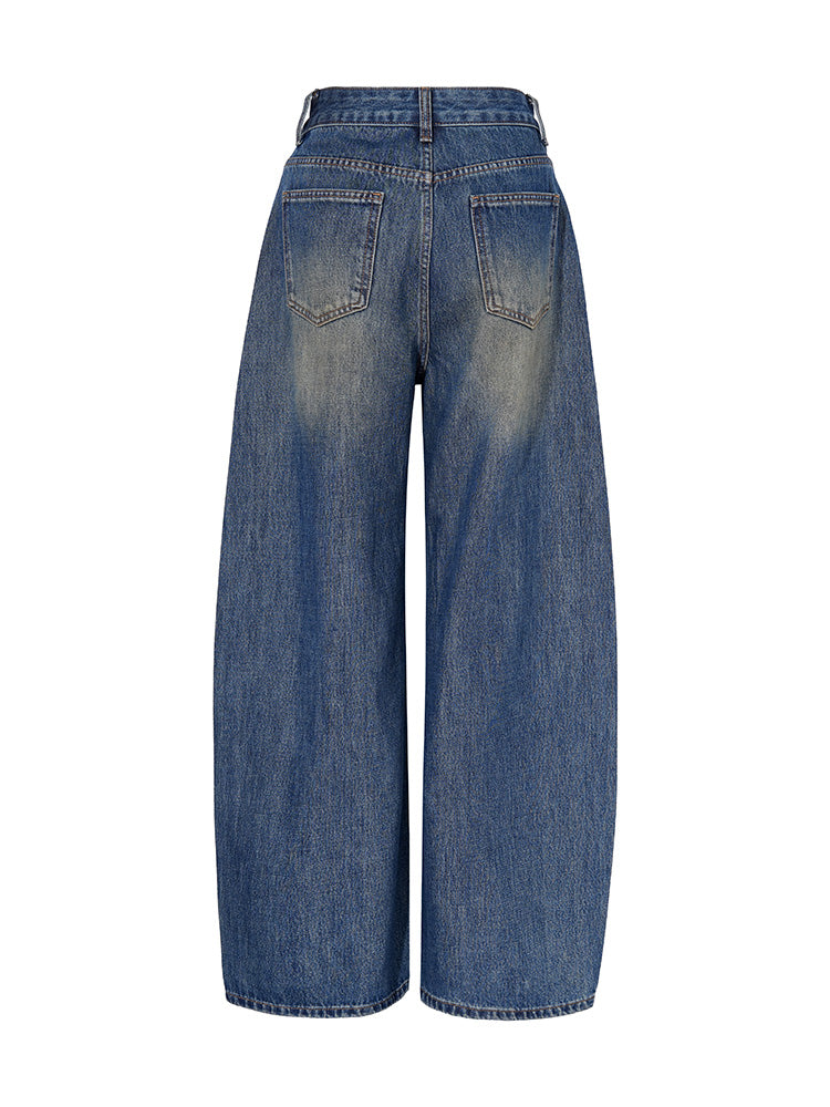 TCH Allover Rhinestone Wide Leg Jeans