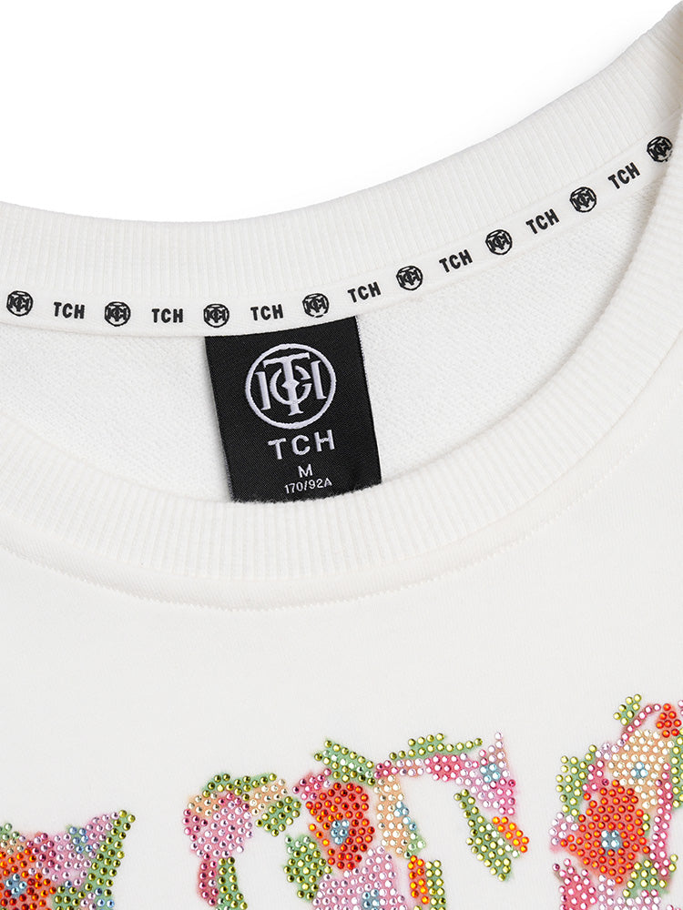 TCH Rhinestone Flower Essential T-Shirt
