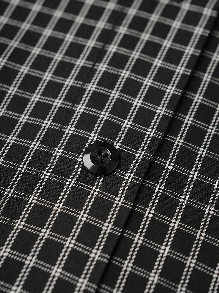 TCH Plaid Rhinestone Teddy Bear Ruffle Dress