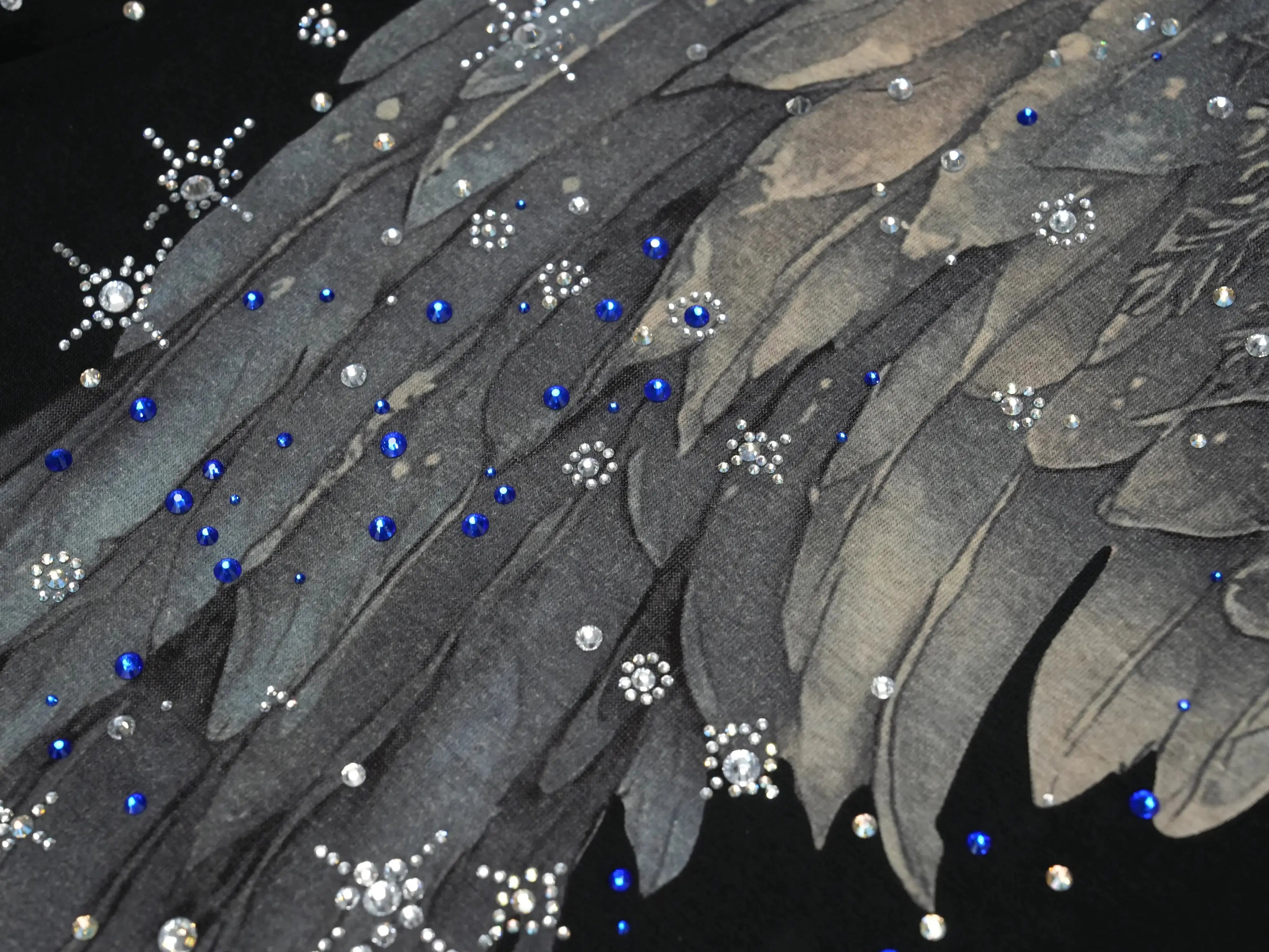 TCH Celestial Angel Wings Graphic Oversized T-Shirt