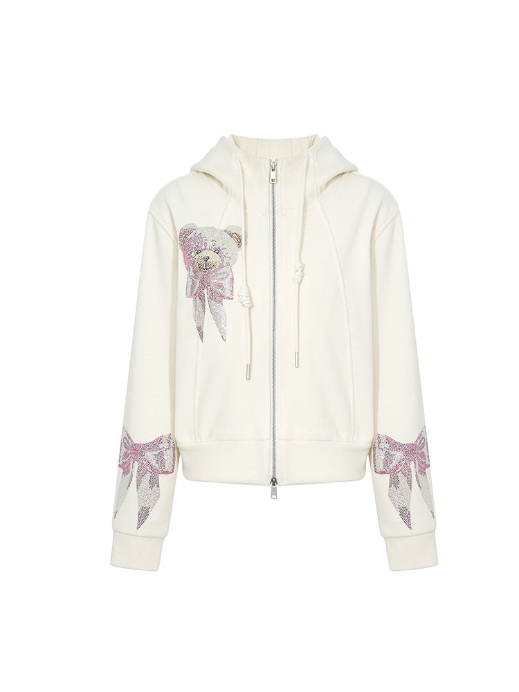 TCH Graphic Rhinestone 3 Piece Outfits Sweatsuit