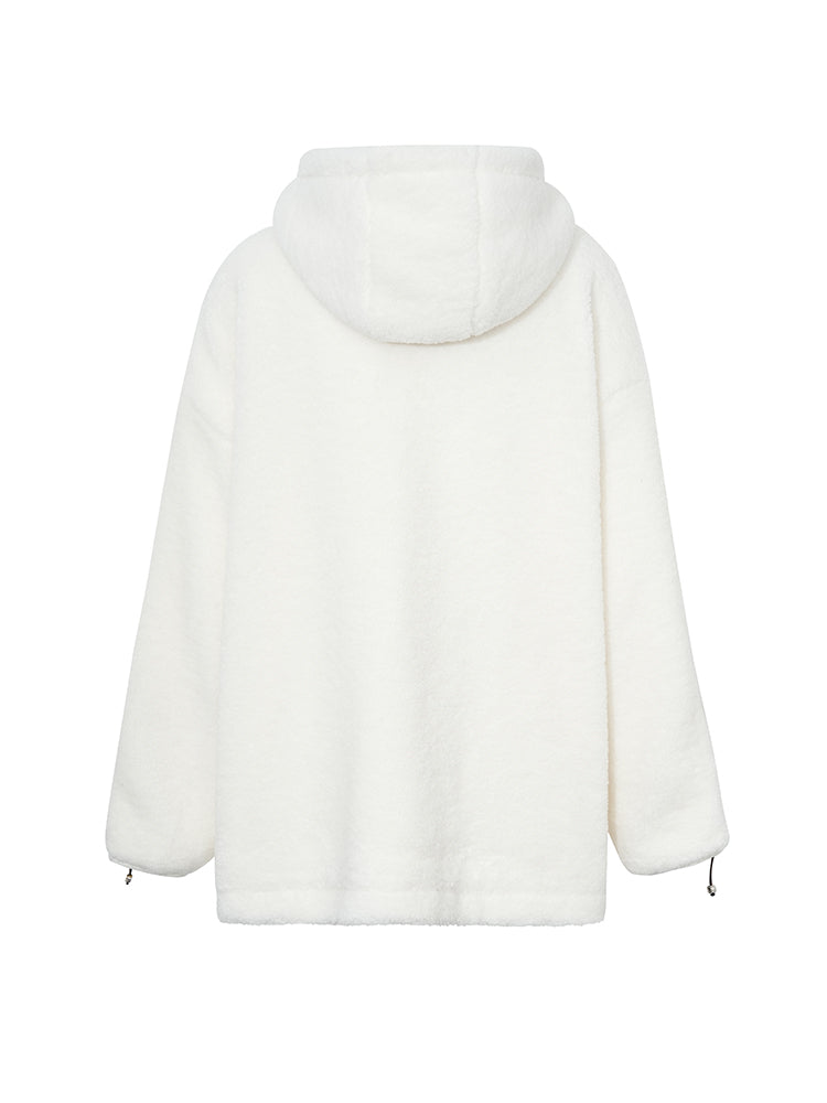 TCH Rhinestone Wings Print Hoodie with Zipper