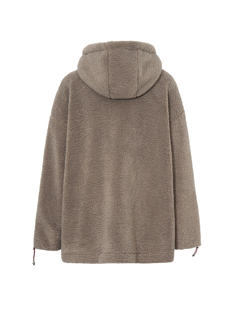 TCH Rhinestone Wings Print Hoodie with Zipper